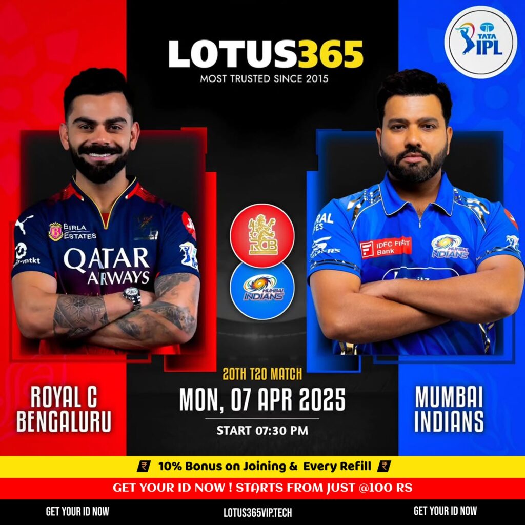 Lotus365vip today match prediction site
