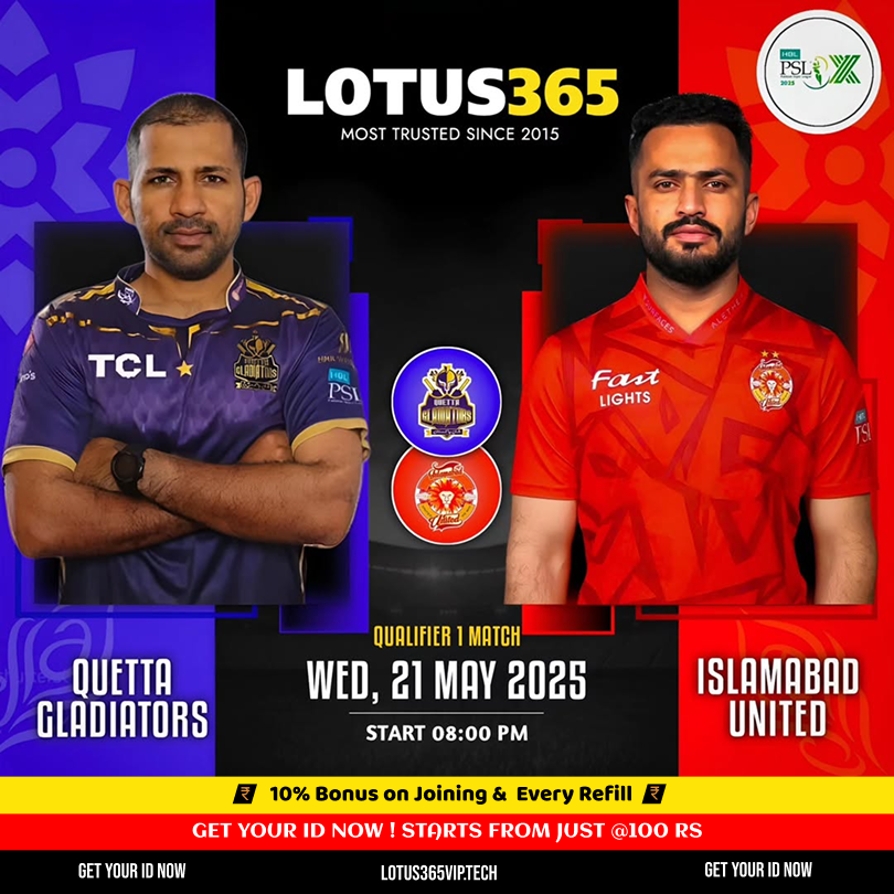 PSL 2025 IU vs QG Match Preview & Prediction | Lotus365 Vip | Lotus 365 ID
