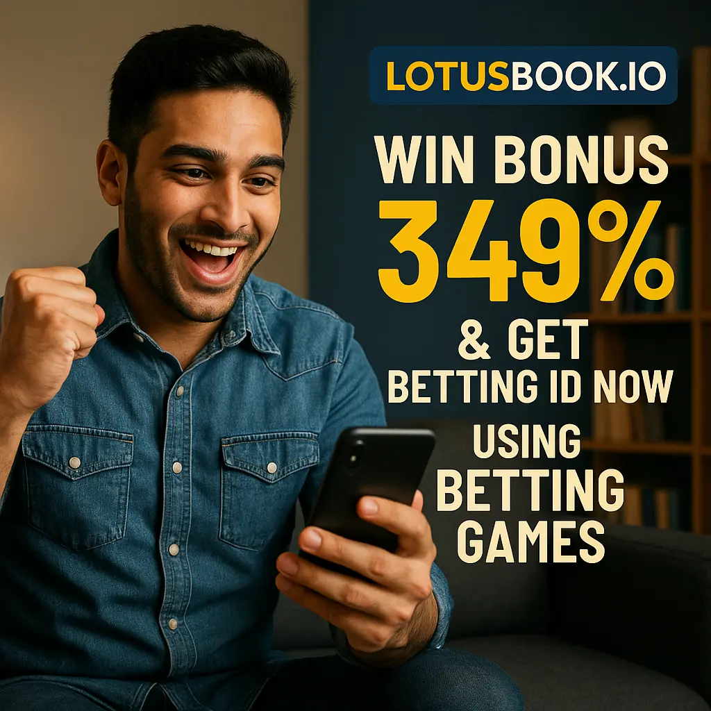 Lotus Book IO Win Bonus 349% and Get Betting ID Now