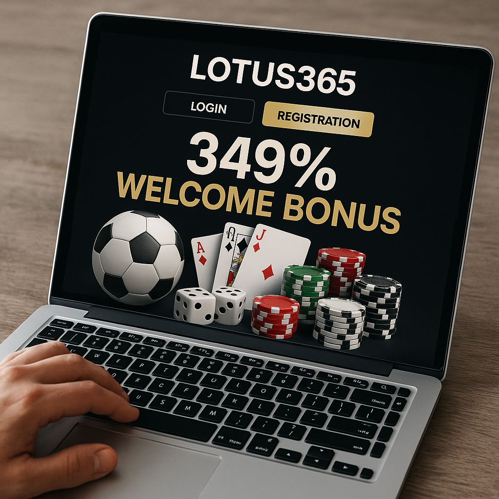 Lotus365 login registration with 349% welcome bonus