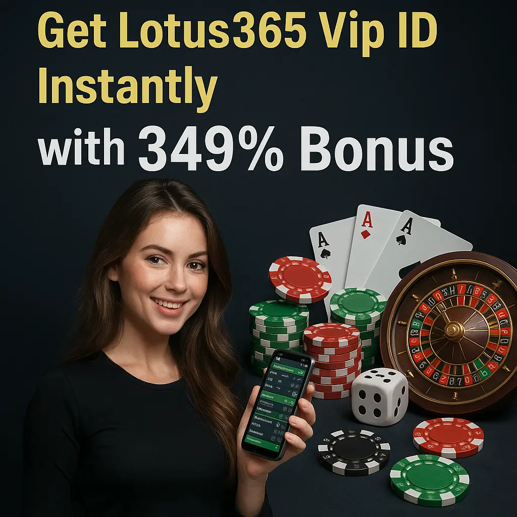 Lotus365 vip | Get Lotus365 ID Instantly with 249% Bonus