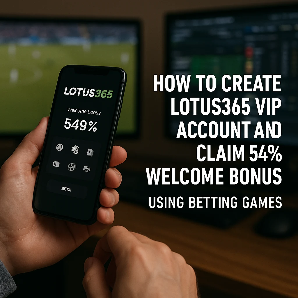 create Lotus365 VIP account & claim 549% welcome bonus