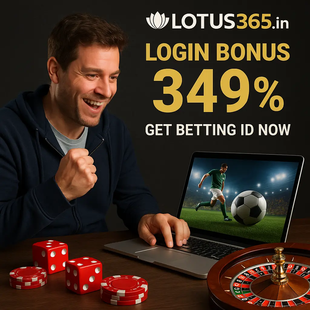 lotus365.in Login Bonus 349% and Get Betting ID Now