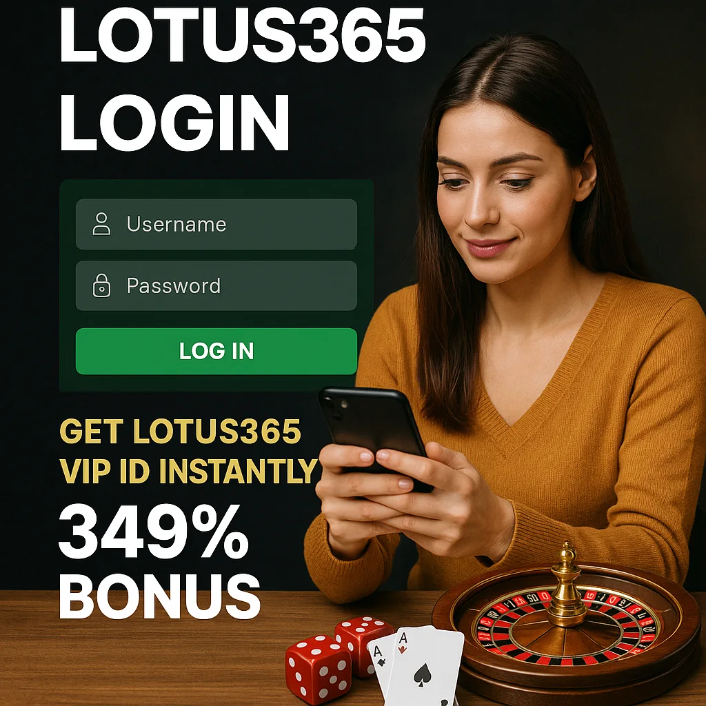 Lotus365 login | Get Lotus365 Vip ID Instantly with 349% Bonus
