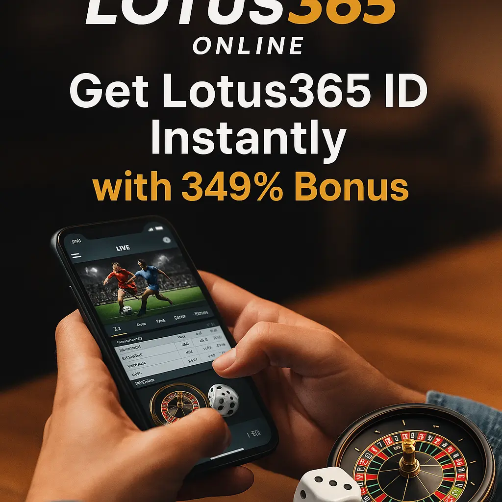Lotus365 online | Get Lotus 365 ID Instantly with 349% Bonus
