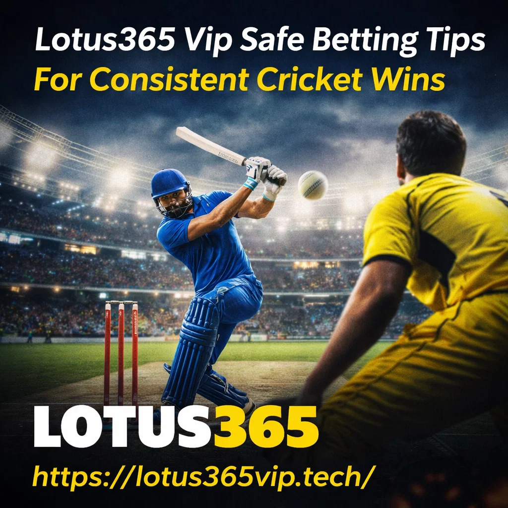 Lotus365 Vip Safe Betting Tips For Consistent Cricket Wins
