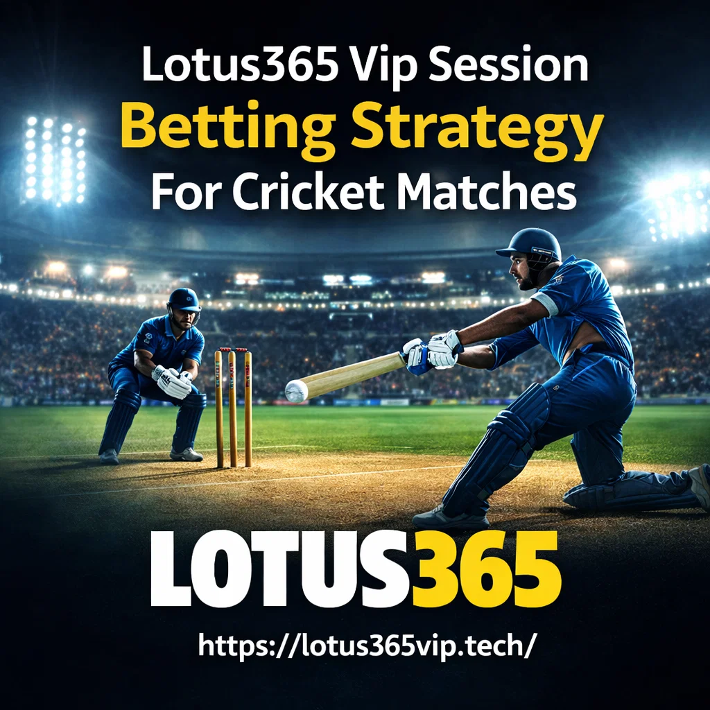 Lotus365 Vip Session Betting Strategy For Cricket Matches