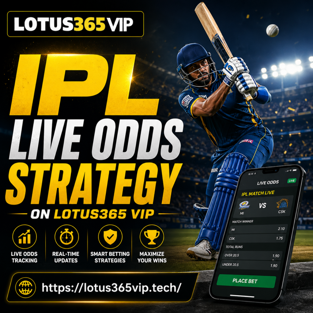 IPL Live Odds Strategy on Lotus365 VIP