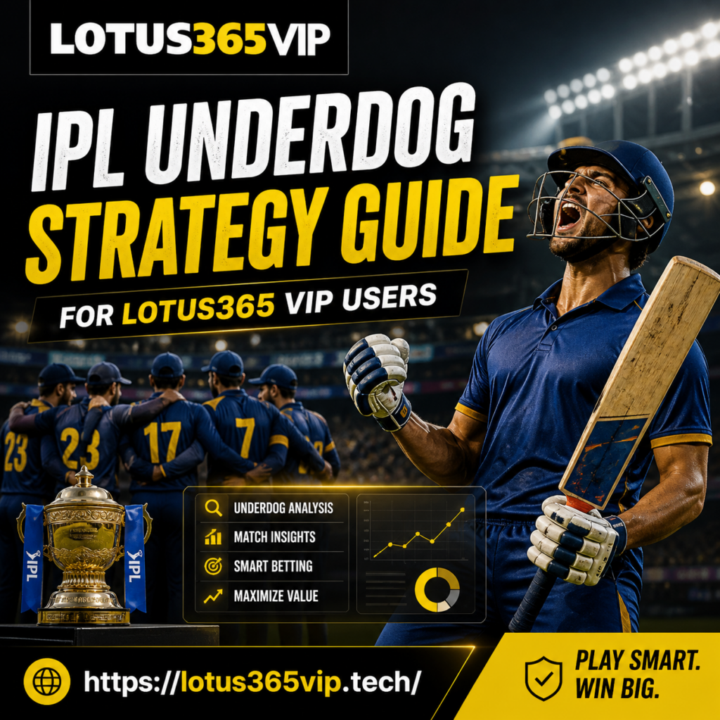 IPL Underdog Strategy Guide for Lotus365 VIP Users