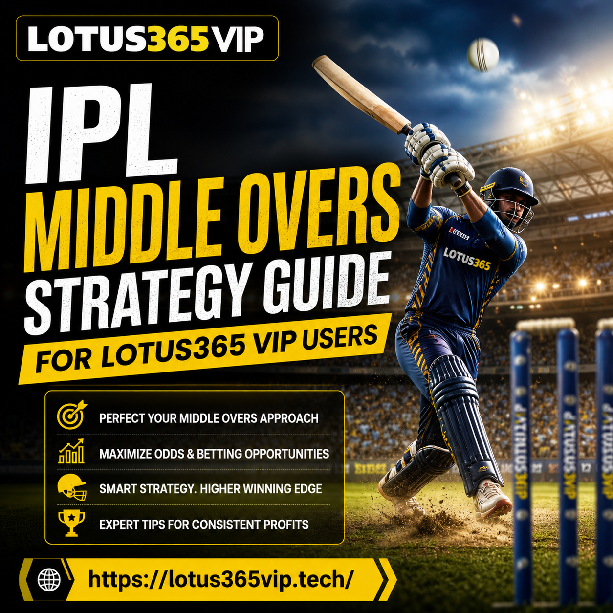 IPL Middle Overs Strategy Guide for Lotus365 VIP Users
