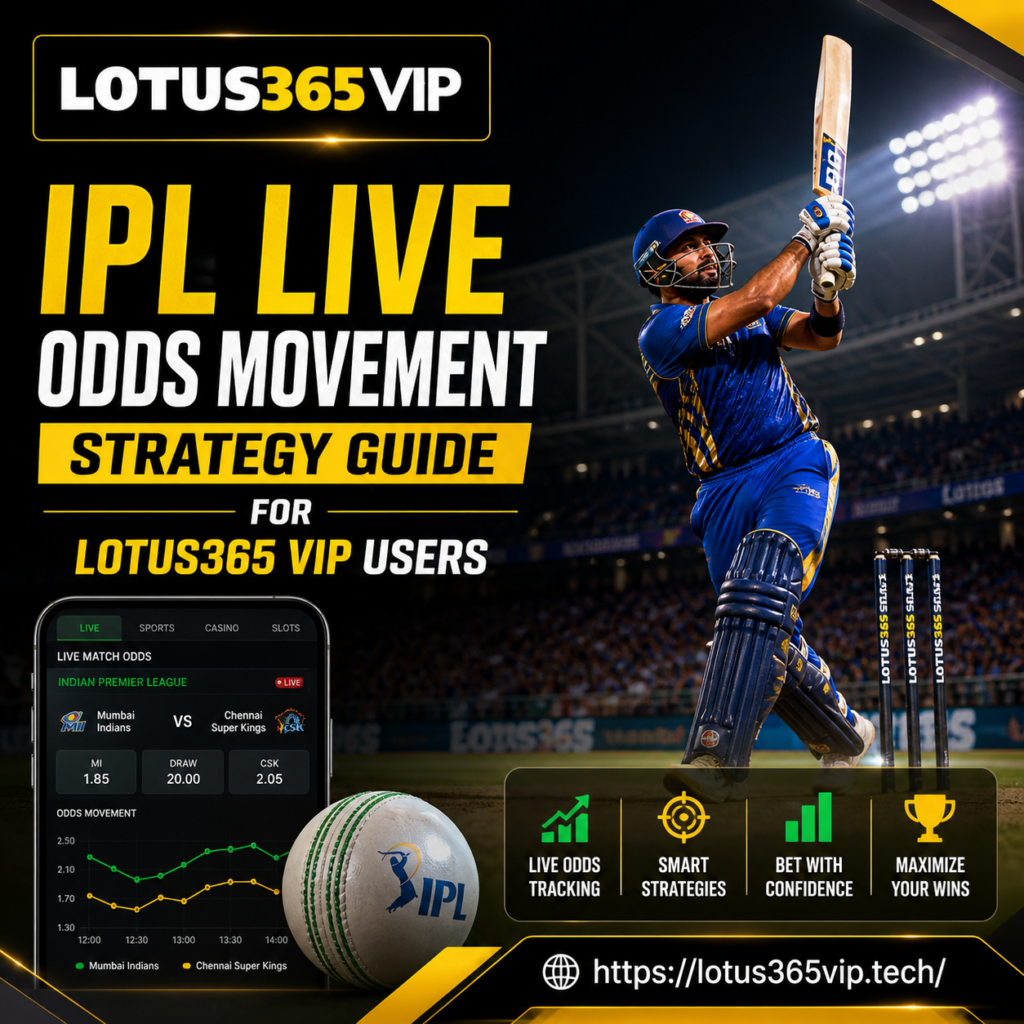 IPL Live Odds Movement Strategy Guide for Lotus365 VIP Users