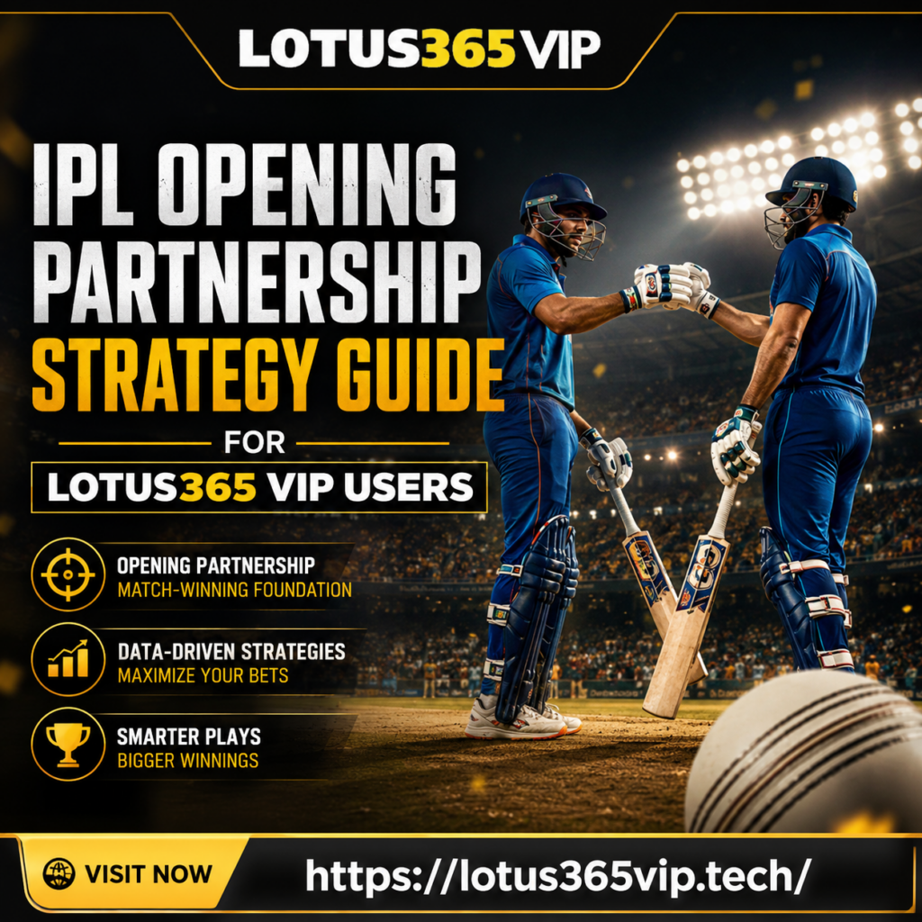 IPL Opening Partnership Strategy Guide for Lotus365 VIP Users